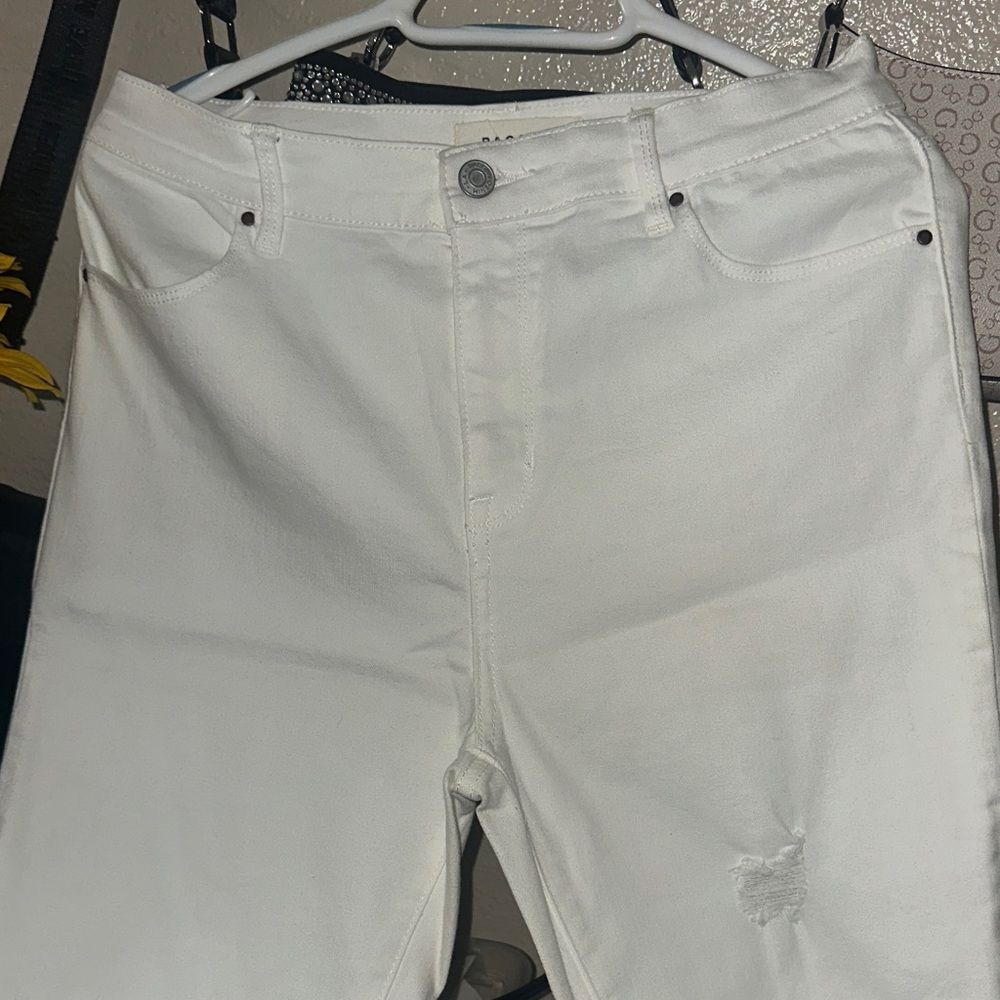 PacSun Women's Cream Skinny Jeans
